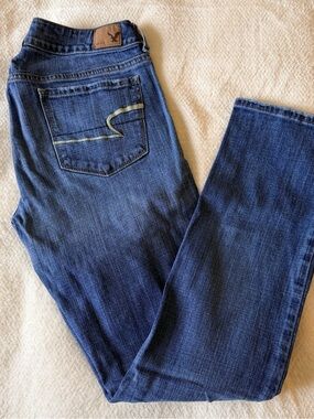 AE Skinny Jeans in Dark Blue